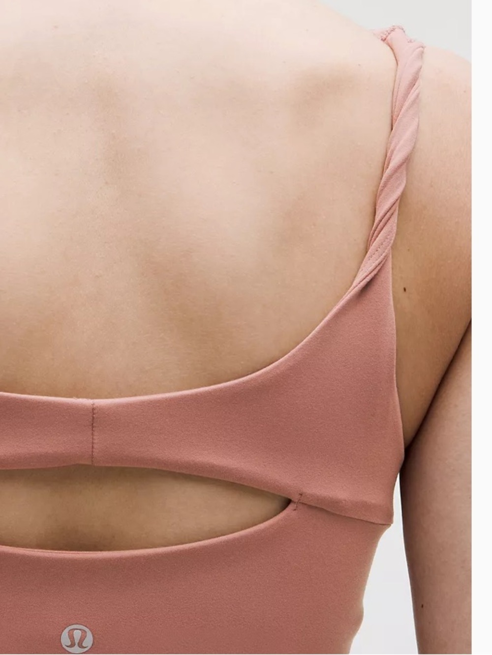 Lululemon Align Twist Strap Crop Tank XL Red Clay NWT Nulu Built In Bra Yoga - Picture 5 of 7